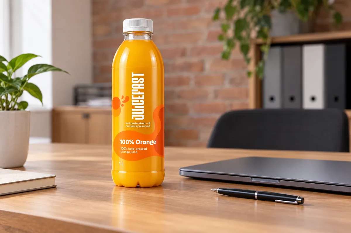 Orange 1 L uz zatvoreno računalo za planiranje nabave