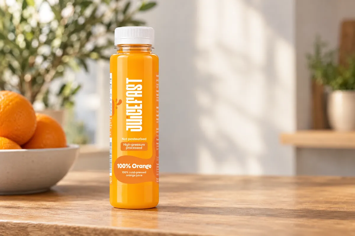 Oznake obrade na etiketi Orange 250 ml