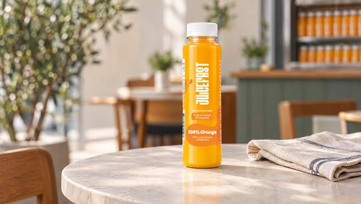 Kako prodati sok u boci po većoj cijeni: jasno predstavljena boca Orange