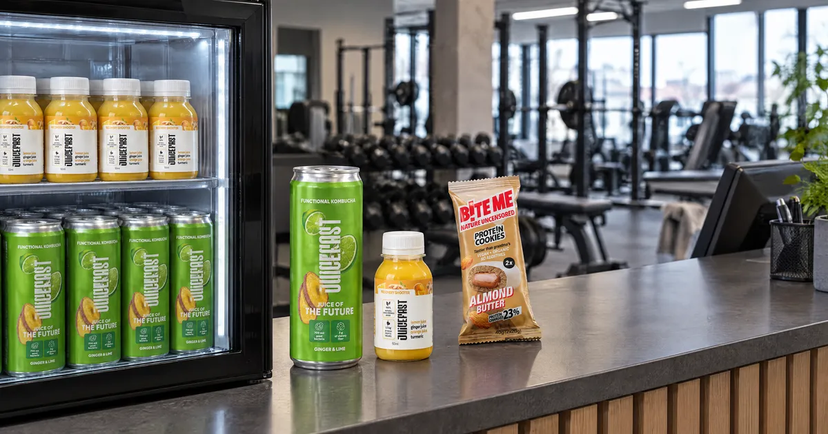 Napici za teretanu: kombucha, shooter i proteinski keksi na recepciji teretane