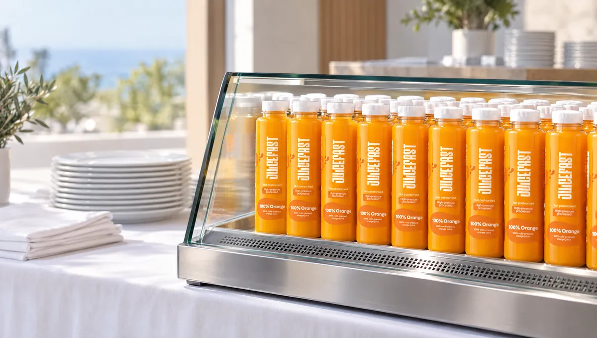 Sokovi za catering i evente: Orange 250 ml na poslužnoj stanici