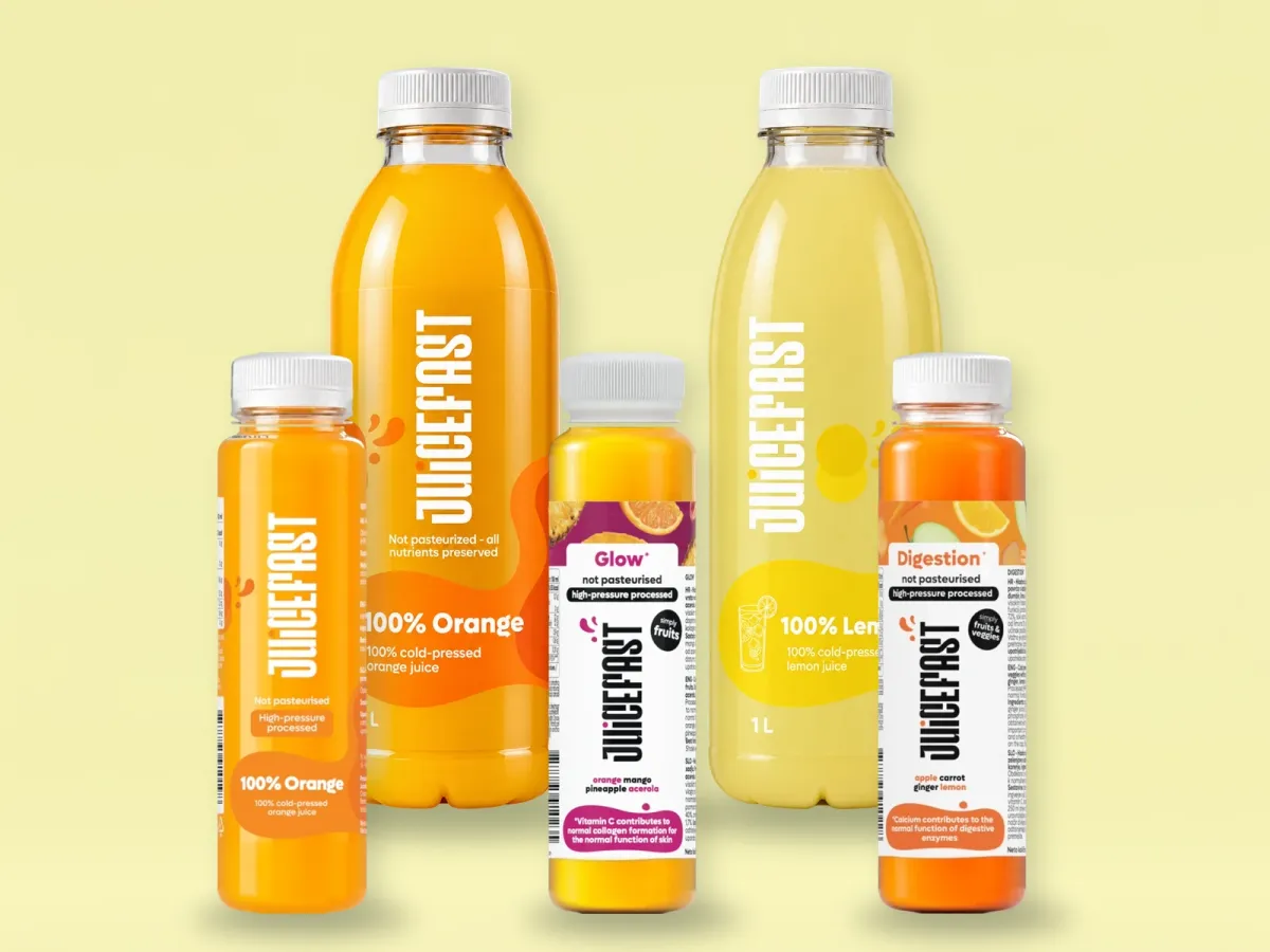 Hotel & Office: 100% Orange · 1 L, 100% Lemon · 1 L, 100% Orange, Glow, Digestion